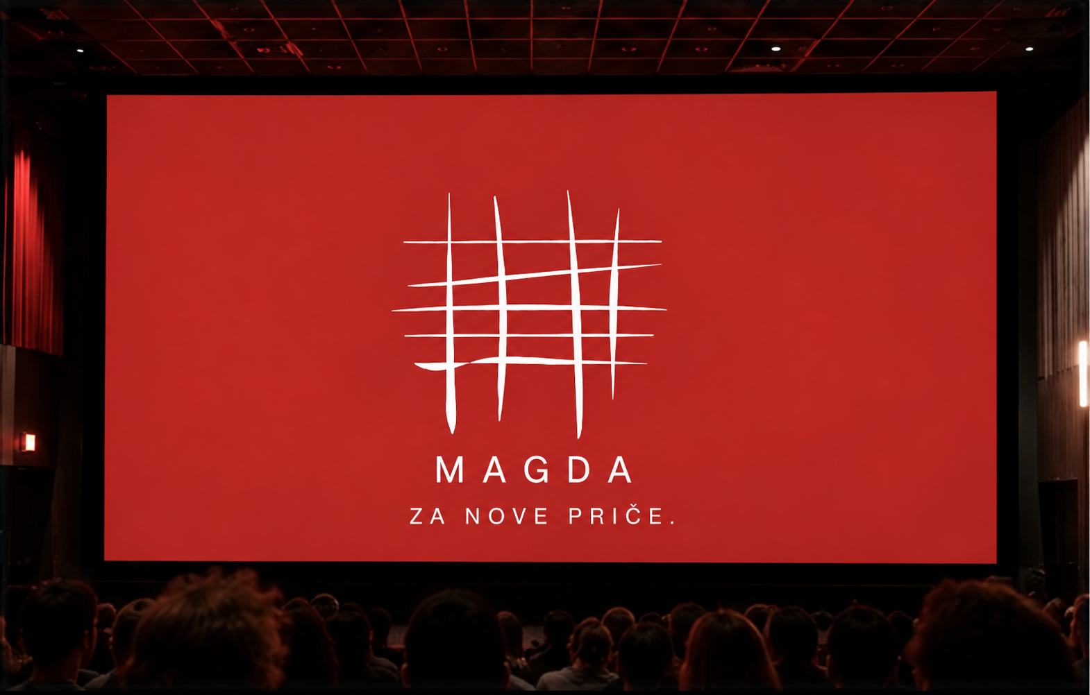 MAGDA identity applied to a screen